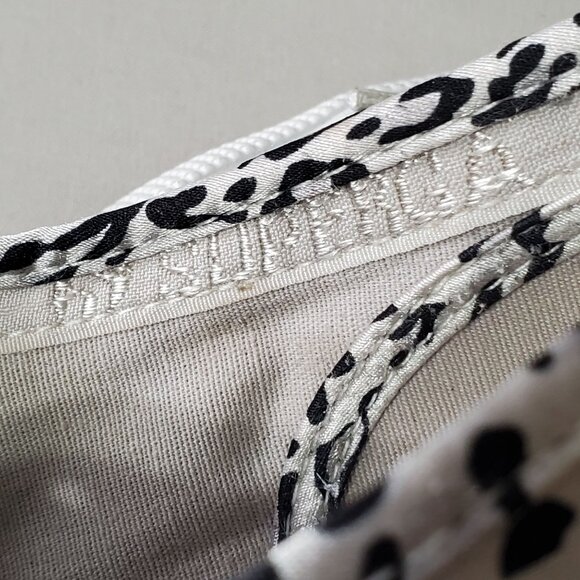 Superga 9.5 USW Trainers Leopard Zebra Print Canvas Sneakers Rubber Sole Unisex - Picture 9 of 10